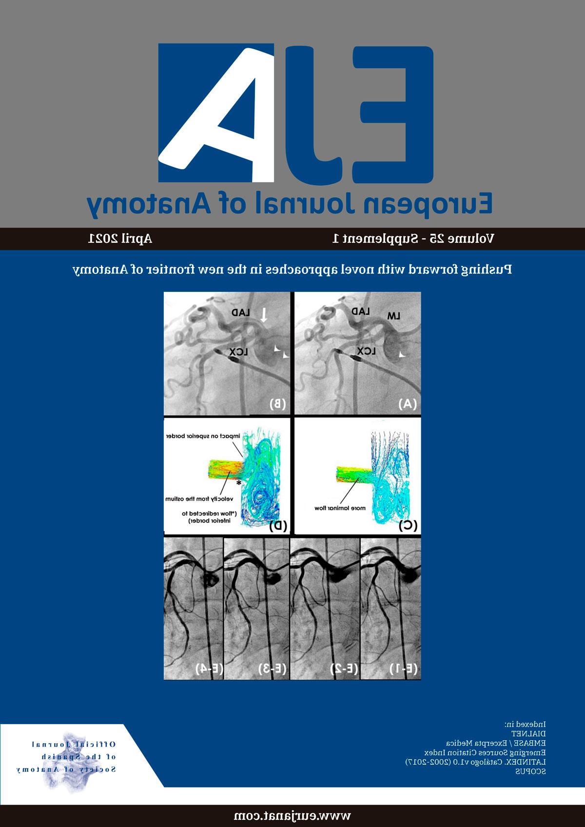 cover of European Journal of 解剖学